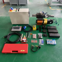 Machine de tournage portable pour diamètres extérieurs, équipement d'usinage sur site pour la réparation d'arbres de moteur, de rouleaux et de tiges de piston