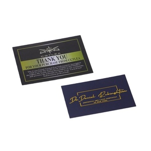 Biglietto da Visita Professionale 150X100mm 350gsm Marrone, Elegante e Creativo per Pubblicità Aziendale e Promozione Cosmetica - Product Image 2
