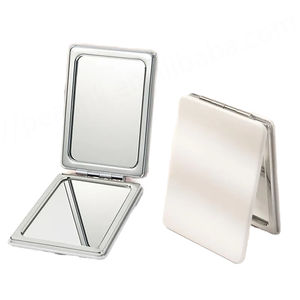 HQ Mixed Proc Discount Portable Double-Sided PU Folding Cosmetic <b>Mirror</b> Cute <b>Small</b> Custom Logo Compact and Hand-Folded - Product Image 2