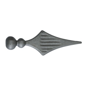 Composants décoratifs en <span class=keywords><strong>fer</strong></span> <span class=keywords><strong>forgé</strong></span> et acier moulé, motif feuilles estampées, service de modélisation, pour extérieur et jardin, antirouille - Product Image 3