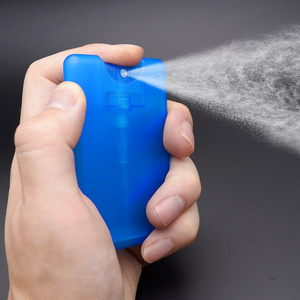 Prix usine 20ml plat poche taille carte vaporisateur bouteille carte de crédit parfum désinfectant pour les mains pompe Sayer pour la maison ou le bureau - Product Image 1