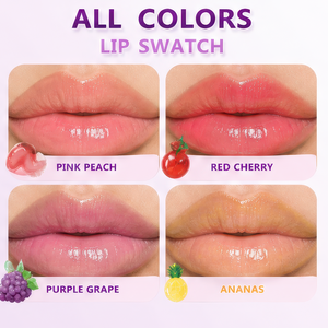 Brillo Labial de Frutas Naturales de Larga Duración, Maquillaje Rápido, Etiqueta Privada, Envases de Brillo Labial para Mujer - Product Image 3