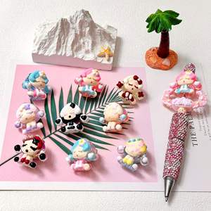 Cuentas Acrílicas con Forma de Corazón, Lindas y de Dibujos Animados, con Opciones de Plástico/Lucita para la Creación de Joyería y Decoración de Bolígrafos - Product Image 2