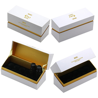 Bouteille d'huile essentielle de parfums personnalisés boîte-cadeau d'emballage magnétique blanche 10ml 20ml 30ml 50ml boîtes d'emballage de flacon compte-gouttes d'huile