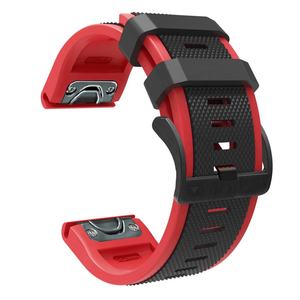 <span class=keywords><strong>Bracelet</strong></span> de montre en silicone bicolore chaud <span class=keywords><strong>22</strong></span> 26mm <span class=keywords><strong>QuickFit</strong></span> pour Garmin Fenix 7X 7 Pro/Quatix 6 6X 5X <span class=keywords><strong>Bracelet</strong></span> <span class=keywords><strong>Bracelet</strong></span> - Product Image 1