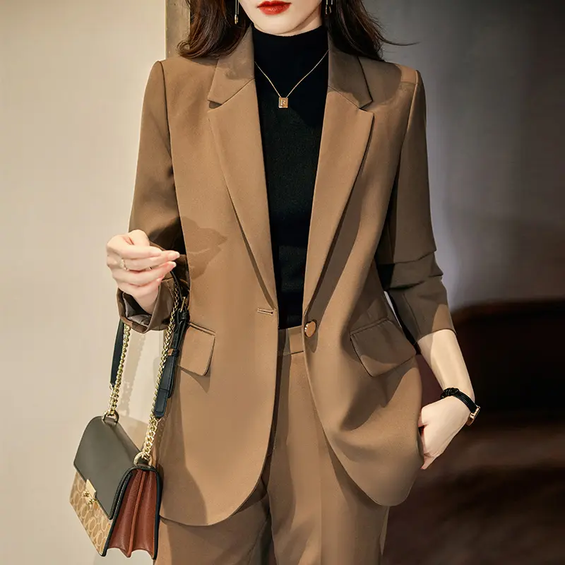 OEM Factory Supply suits set for jacket plus size blazers ladies women suits office formal Women's Suits & Tuxedo coats
