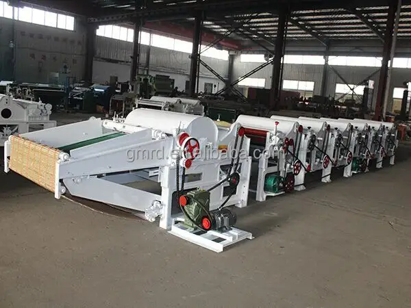cotton waste yarn recycling machine for spinning/clothes/old garment tearing machine