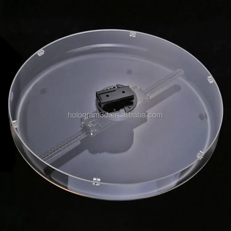Ventilador de holograma 3D, cubierta protectora acrílica, 42cm, 50cm, 60cm, 65cm, 70cm, 75cm, 85cm, 100cm
