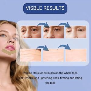 Bande de lifting facial <span class=keywords><strong>anti</strong></span>-<span class=keywords><strong>rides</strong></span> élastique, patch de kinésiologie pour le front, les yeux et le cou, respirant, soin de la peau, ruban de beauté pour le visage - Product Image 3