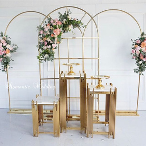 <b>Arch</b> Style Wedding <b>Arch</b> 8-9ft Metal Frame White Floral <b>Decor</b> Durable Design for Ceremony Setup - Product Image 6