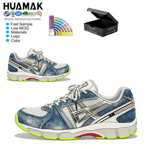 Calzado Deportivo de Moda con Logotipo Personalizado HUAMAK, <span class=keywords><strong>Zapatillas</strong></span> Transpirables de Malla para Hombre y Mujer, Zapatos Casuales para Caminar - Product Image 1