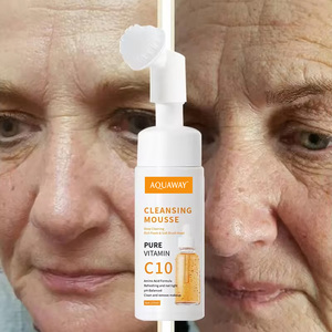 Nettoyant <span class=keywords><strong>Visage</strong></span> Moussant Hydratant Végétalien Bio à l'Acide Aminé pour le Démaquillage en Profondeur avec <span class=keywords><strong>Brosse</strong></span> – Marque Blanche - Product Image 2
