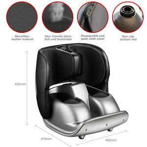 Darius corpo vibrazione del piede massaggiatore aria compressione e calore caratteristica per il miglioramento della circolazione sanguigna - Product Image 5