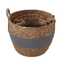 Preis gute hand gewebte kreative Baumwolle Seil Binse Geschenk Aufbewahrung skorb - Product Image 3