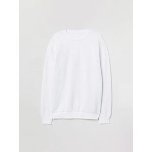 Custom Men's Plain White Fleece Hoodie con cuello con capucha Winter Season Dyed Technics - Product Image 4