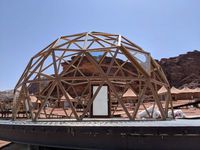 Dôme géodésique transparent en verre pour hôtel-resort, tente gazebo transparente toutes saisons, maison dôme préfabriquée pour extérieur
