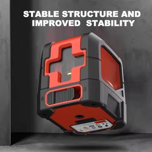 Sndway Tự Động Quay Công Cụ Xây Dựng 360 Độ Máy Ánh Sáng Màu Đỏ Laser Cấp Độ Tự Làm 2in 1 Laser Kỹ Thuật Số Cấp Thước SW-311R - Product Image 6