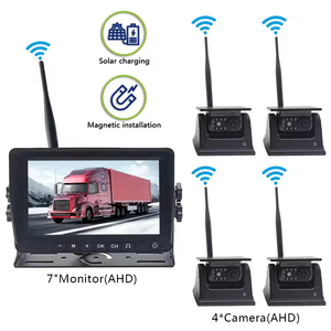 Sistema DVR AHD Inalámbrico de <span class=keywords><strong>7</strong></span>/9/10 Pulgadas, Cámara de Tablero Cuádruple Integrada de <span class=keywords><strong>360</strong></span>°, Pantalla OLED, Certificación ROHS, 720p, para Camiones y Remolques, 1 Año de Garantía - Product Image 3