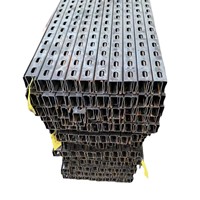 Poutre en acier galvanisé à chaud en forme de C Q235B, profilé à froid, poinçonnage, support en C, structure de toiture en acier, découpe, soudage