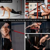 Banda de resistencia ajustable para levantar el pecho, equipo de entrenamiento expansor de brazo, entrenamiento de resistencia para entrenamiento en casa, gimnasio, Fitness