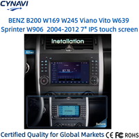 Autoradio Android pour Mercedes Classe A/B avec CarPlay sans fil, 4+64 Go, GPS, DSP, compatible SWC, prise en charge OBD II, MP5 intégré, 2 DIN