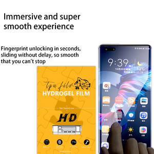 Protections souples XINQI TPU HD anti-traces de doigts 2.5D/3D pour téléphone portable, montre connectée, GPS, IQOO, protection UV, sans bulles - Product Image 4