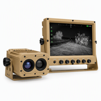 Caméra thermique double lumière SpikeBF pour véhicules, infrarouge 640x512 et système de vision nocturne par fusion basse lumière 1080P pour véhicules spéciaux