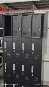 Armario Metálico Personalizado <span class=keywords><strong>de</strong></span> 16 Puertas para Dormitorio, Casillero Metálico <span class=keywords><strong>de</strong></span> Hierro para Personal, Armario Metálico Multiusos para Vestuario, <span class=keywords><strong>Oficina</strong></span>, Gimnasio - Product Image 5