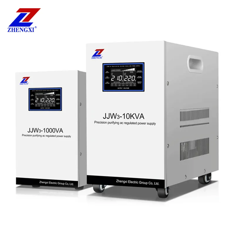 JJW3 1000VA 2000VA 3000VA Regulador Estabilizador de Tensão CA de Purificação Monofásica para Equipamentos Médicos