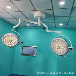 Lampe d'inspection sans ombre à LED WYD-63, équipement de diagnostic vétérinaire à tête unique, montage au plafond, en alliage d'aluminium, certifiée CE - Product Image 2