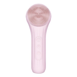 Brosse nettoyante faciale sonique vibrante en silicone rechargeable par USB, étanche, exfoliante, pour le nettoyage beauté du visage - Product Image 4