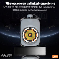 Chargeur externe magnétique à charge rapide 10000 mAh pour téléphones mobiles Samsung, batterie externe sans fil pour iPhone