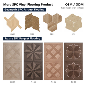 Suelo Vinílico de Lujo SPC sin Base Adhesiva, Aspecto Roble, para Interiores de Baño, Capa de Desgaste de 0.5mm, Suelo SPC de 4mm - Product Image 4