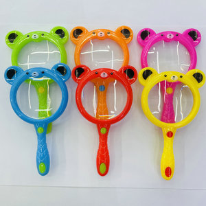 Loupe de poche anti-chute pour enfants, motif animal de dessin animé, pour expériences scientifiques à la maternelle - Product Image 5