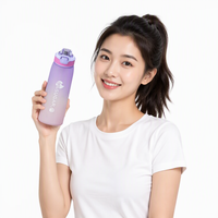Bouteille d'eau étanche en Tritan+PP avec bouchon à ouverture directe, couvercle à ressort, isolation thermique, compatible lave-vaisselle pour la randonnée, les voyages - Utilisation adulte