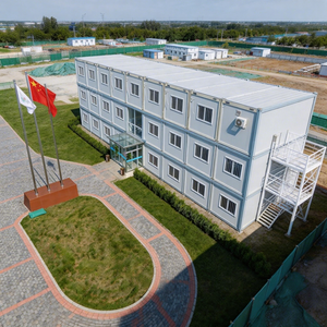 <span class=keywords><strong>Casa</strong></span> Prefabricada <span class=keywords><strong>Modular</strong></span> de 2 Pisos de Instalación Rápida con Estructura Combinada, Contenedor Plegable Tipo Z - Product Image 1