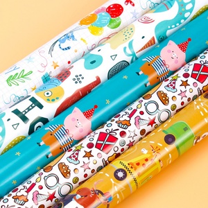 Cartoon Custom <b>Book</b>/Flower/Gift <b>Box</b> Wrap Single Side Plastic Paper for Photo Frame Wholesale - Product Image 1