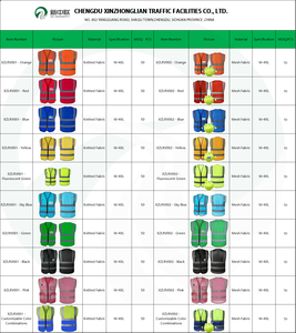 Chaleco de Seguridad con Logotipo Personalizado, Chaleco de Seguridad Industrial de Alta Visibilidad, Color Verde Fluorescente, Ropa de Trabajo, Chaleco de Seguridad Vial de Malla - Product Image 3
