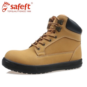 Produttore di fabbrica scarpe di sicurezza personalizzate per gli uomini in acciaio punta in pelle antiscivolo impermeabile resistente alla pugnalata s3 all'ingrosso - Product Image 2