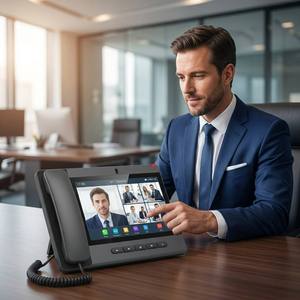Téléphone IP intelligent A320 avec écran tactile HD 10,1 pouces, téléphone vidéo SIP Android, interphone H.264, ouverture de porte à distance, téléphone VoIP - Product Image 4