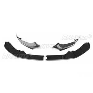 4 pièces de lèvres de pare-chocs avant pour BMW F20 F21 118i 120d 120i M135i M140i 2015-2019 LCI M-Sport, Spoiler Diffuseur Splitter Noir Brillant - Product Image 5