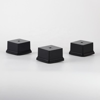 Socle de trophée de haute qualité de couleur noire pour trophées en plastique, piédestal, vente chaude A07