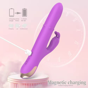 Rotation 3 in 1 Rabbit Vibrator Electric Female Dual Vibration G Spot Stimulation Vibrators Toy for Women - Product Image 3