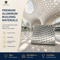 Panneaux de façade préassemblés en aluminium pour revêtement de bâtiment, mur-rideau d'hôtel, perforés et cintrés sur mesure, en métal, OEM Inno 2026