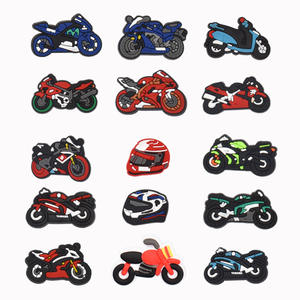 Wholesale Motorcycle Shoe Charms Bracelet <strong>Jewelry</strong> Clog Shoes Decoration Accessories Pins for Boys Teens Party Birthday Gifts - Product Image 5