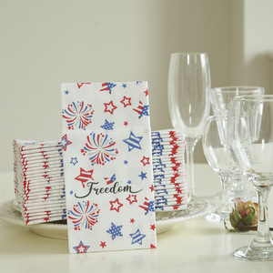 Factory Direct Disposable Dust-Free <strong>Napkin</strong> Fork and Knife <strong>Set</strong> in Custom Paper Bag for Western Restaurant Hotel - Product Image 3