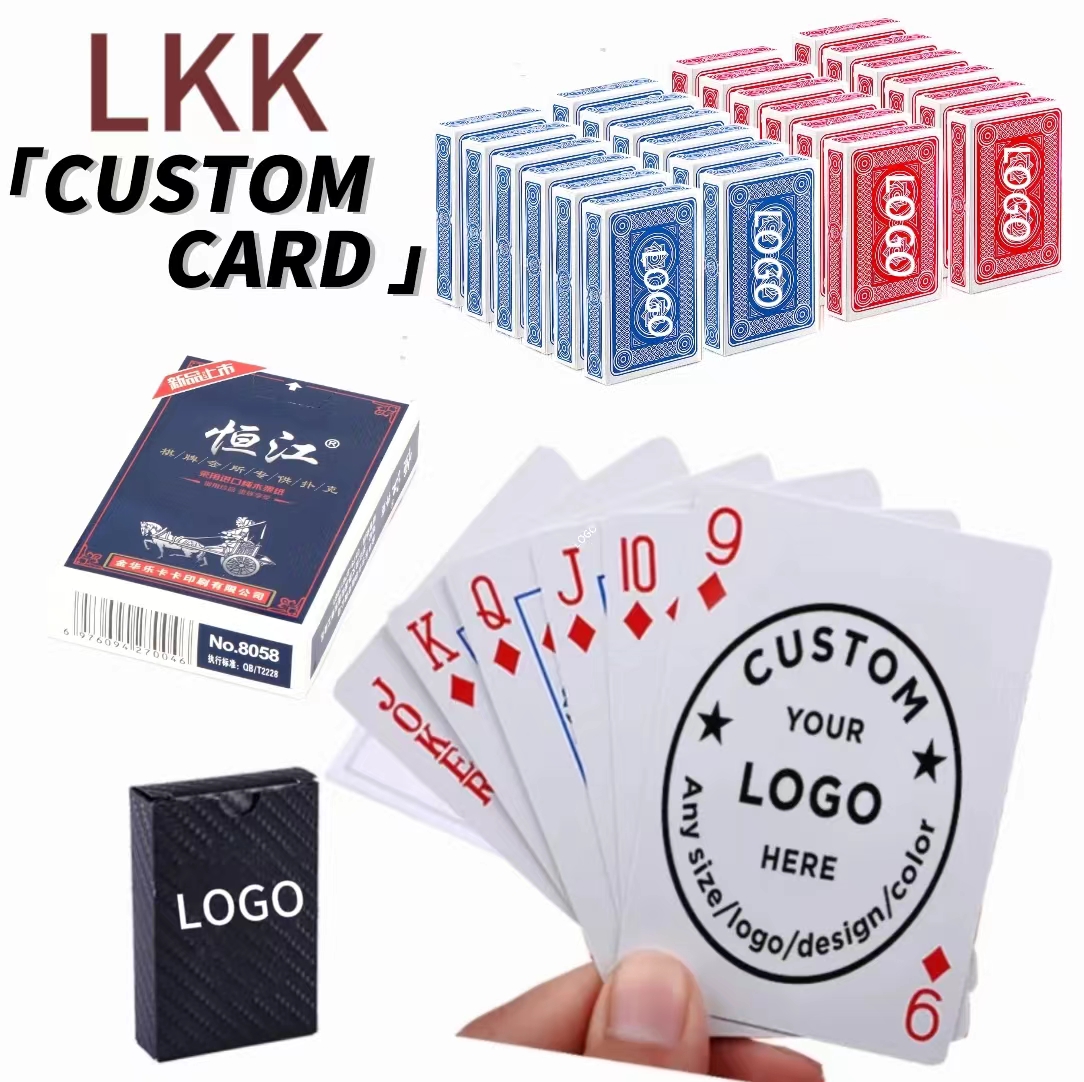 Hot-Selling-Fabrik Spielkarten Werbe großhandel Custom Printing Poker karten