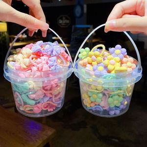 สายรัดผมแบบยางยืดลายการ์ตูนสำหรับเด็ก50ชิ้น/กล่องยางรัดผมสุดน่ารักขนาดเล็กสำหรับเด็กผู้หญิง - Product Image 1