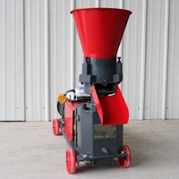 Moulin à granulés d'aliments portable électrique rotatif de type D pour poulets et lapins de petite ferme, gain de place et pratique
