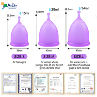 Copas Menstruales Feminy en Oferta, Silicona Médica, Precio Económico, Copa Menstrual Insertable, Copa Menstrual Ecológica para Mujeres